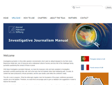 Tablet Screenshot of investigative-journalism-africa.info